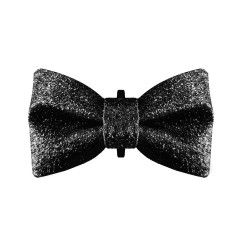 Black bow tie for dog Milkandpepper